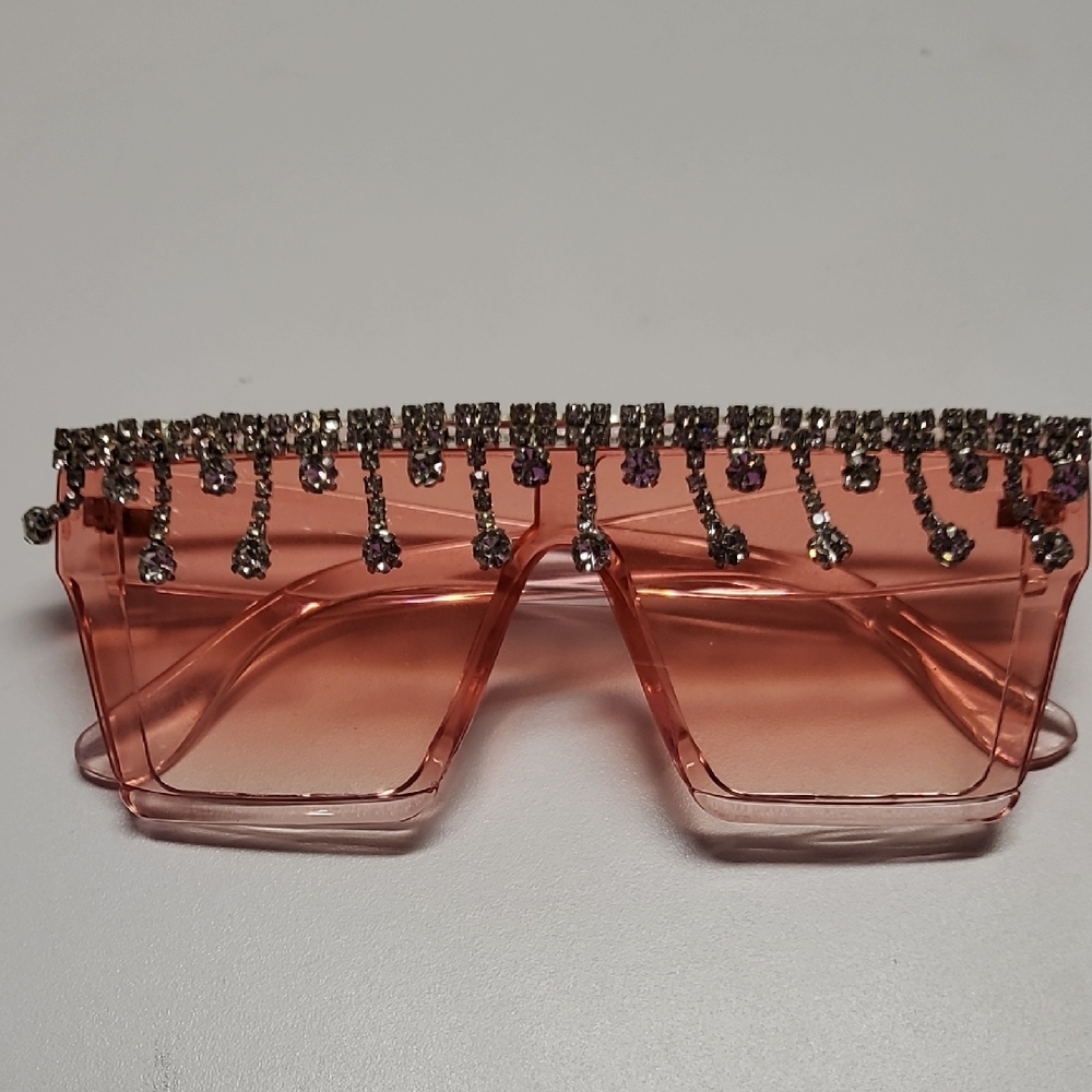Embellished Pink Sunglasses